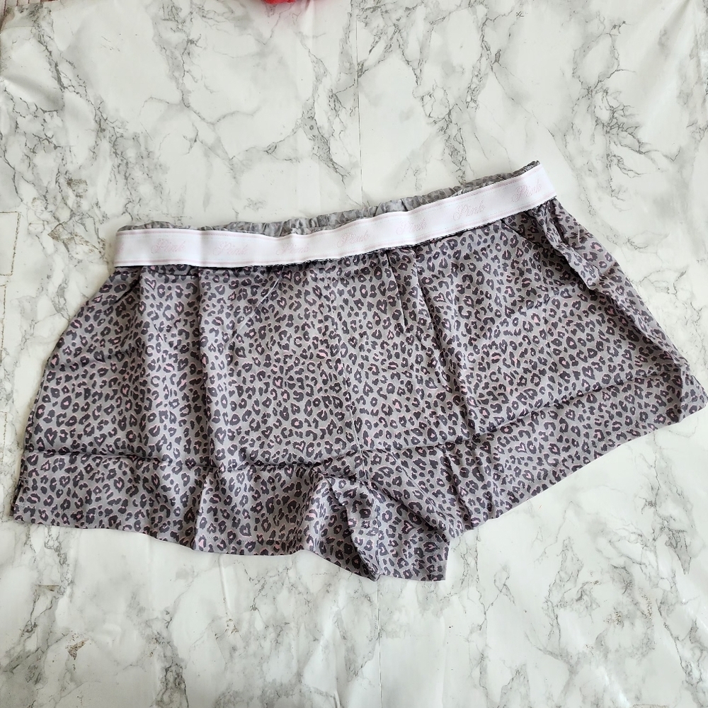 VS Pink Tencel Material Sleep Boxy Pajama Shorts XL - Picture 3 of 8